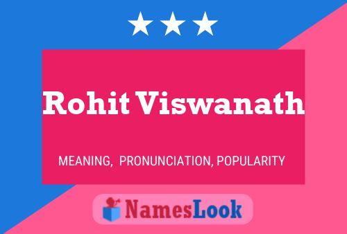 ملصق اسم Rohit Viswanath