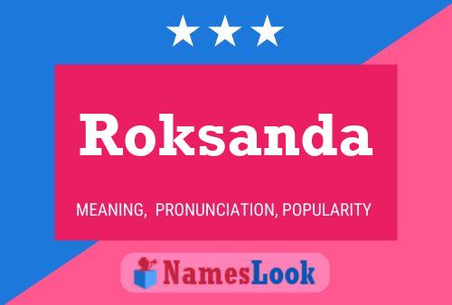 ملصق اسم Roksanda