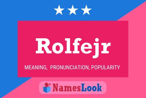 ملصق اسم Rolfejr