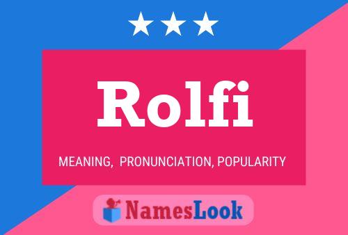 ملصق اسم Rolfi