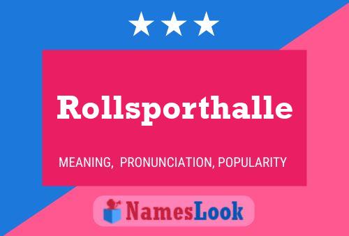 ملصق اسم Rollsporthalle