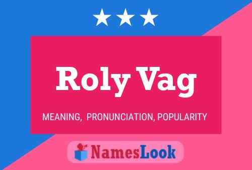 ملصق اسم Roly Vag