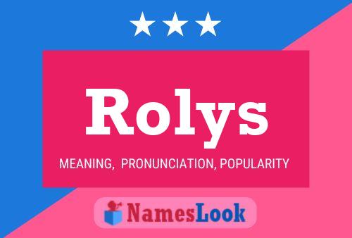 ملصق اسم Rolys