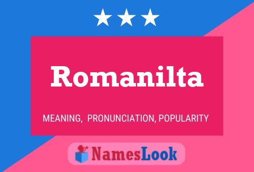 ملصق اسم Romanilta