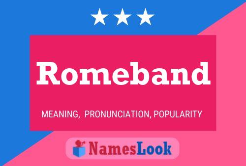 ملصق اسم Romeband