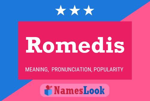 ملصق اسم Romedis