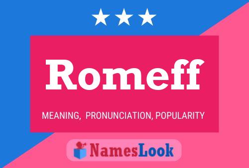 ملصق اسم Romeff