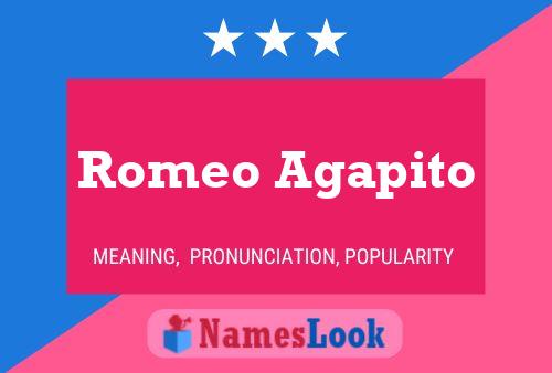 ملصق اسم Romeo Agapito