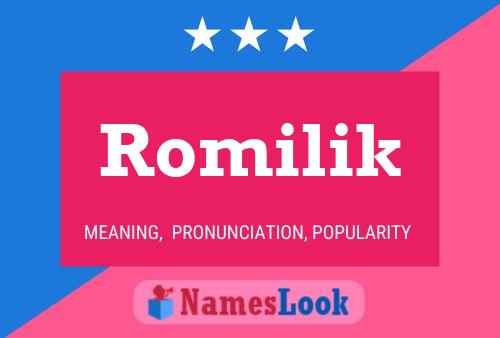 ملصق اسم Romilik