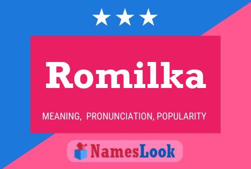 ملصق اسم Romilka