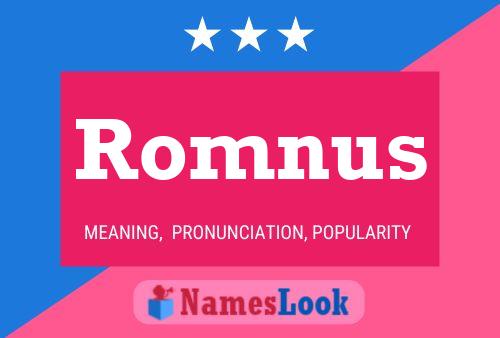 ملصق اسم Romnus