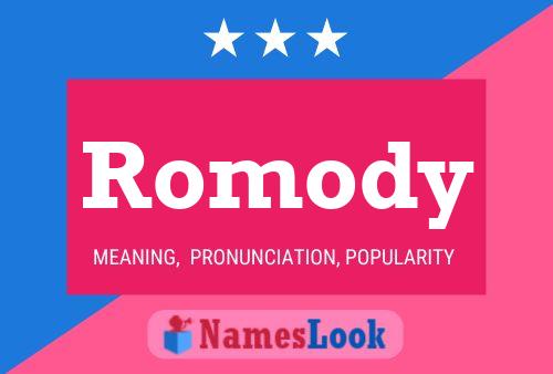 ملصق اسم Romody