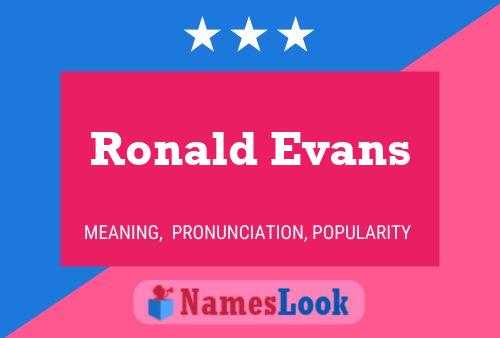 ملصق اسم Ronald Evans