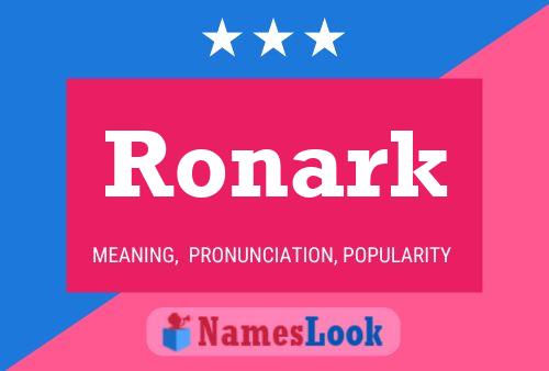 ملصق اسم Ronark