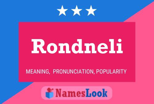 ملصق اسم Rondneli