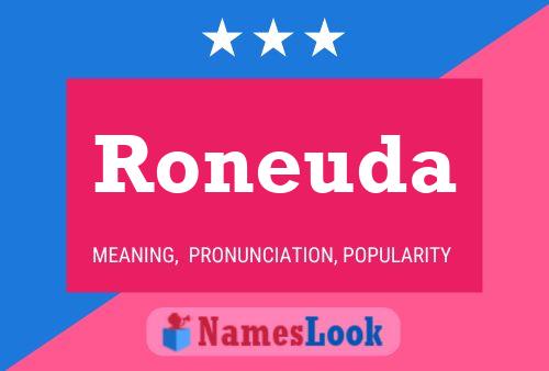 ملصق اسم Roneuda