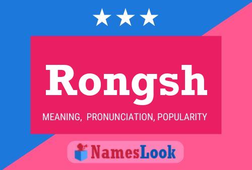 ملصق اسم Rongsh