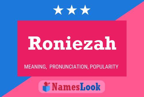 ملصق اسم Roniezah