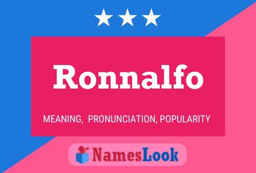 ملصق اسم Ronnalfo