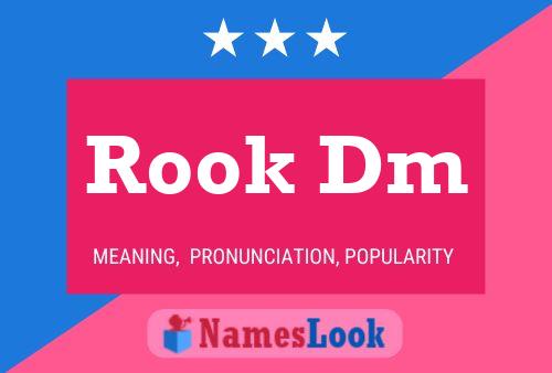 ملصق اسم Rook Dm