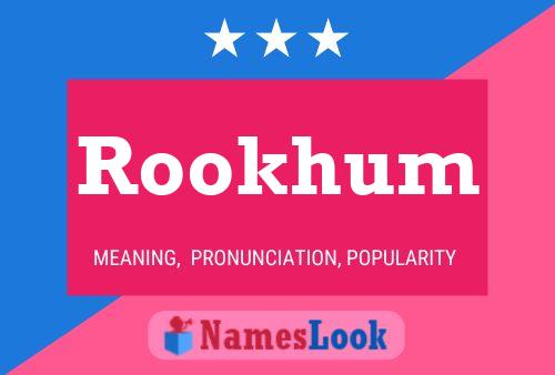 ملصق اسم Rookhum