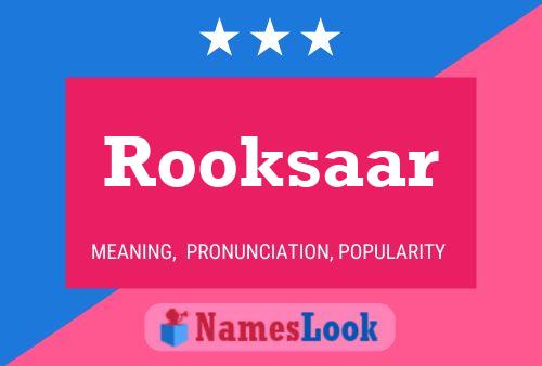 ملصق اسم Rooksaar