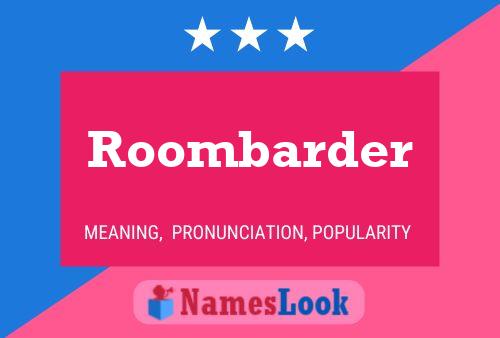 ملصق اسم Roombarder