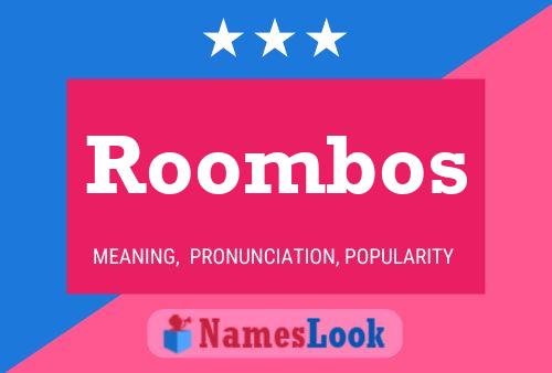 ملصق اسم Roombos