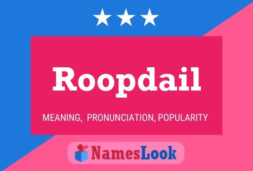 ملصق اسم Roopdail