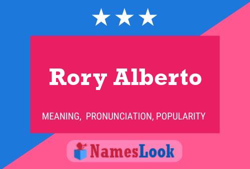 ملصق اسم Rory Alberto