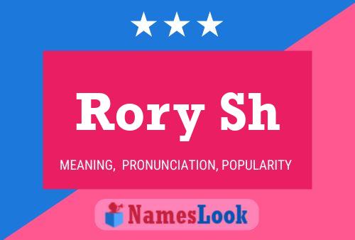 ملصق اسم Rory Sh