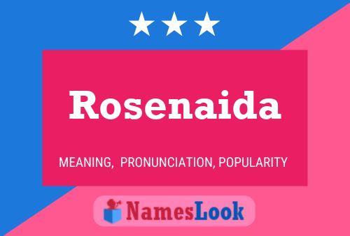 ملصق اسم Rosenaida