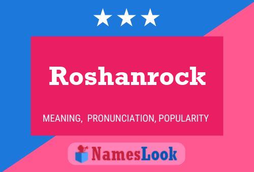 ملصق اسم Roshanrock