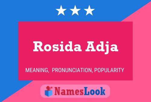 ملصق اسم Rosida Adja