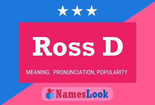 ملصق اسم Ross D