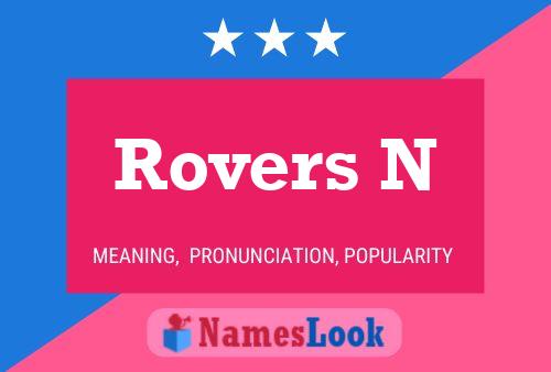 ملصق اسم Rovers N