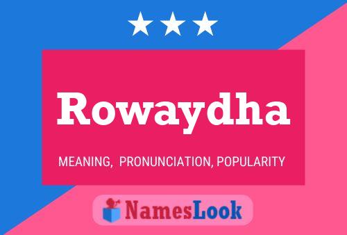 ملصق اسم Rowaydha