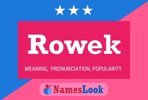 ملصق اسم Rowek