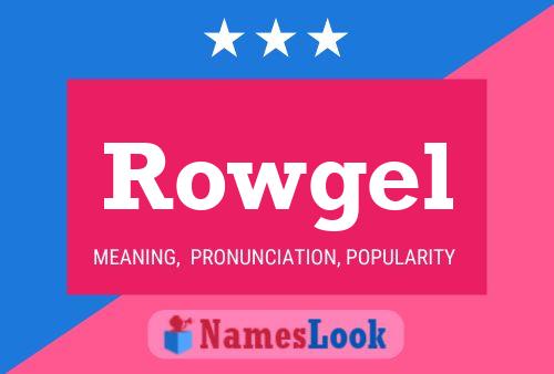 ملصق اسم Rowgel