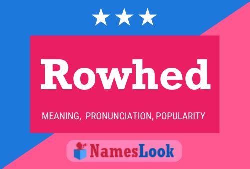 ملصق اسم Rowhed