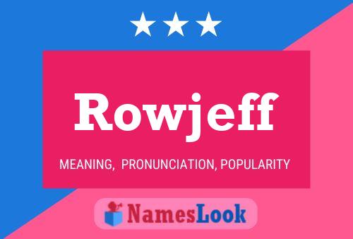 ملصق اسم Rowjeff