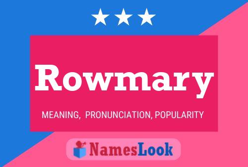 ملصق اسم Rowmary