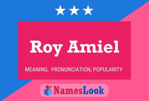 ملصق اسم Roy Amiel