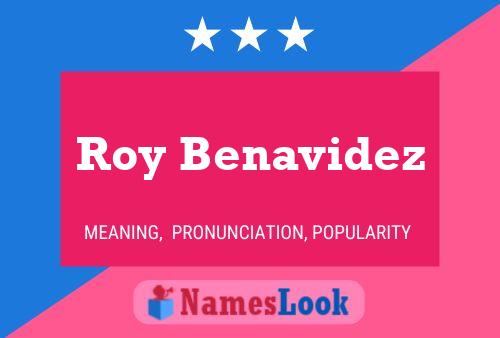 ملصق اسم Roy Benavidez