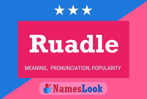 ملصق اسم Ruadle