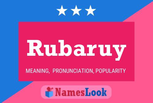 ملصق اسم Rubaruy