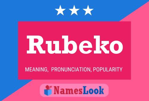 ملصق اسم Rubeko