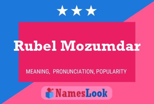 ملصق اسم Rubel Mozumdar