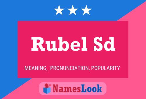 ملصق اسم Rubel Sd