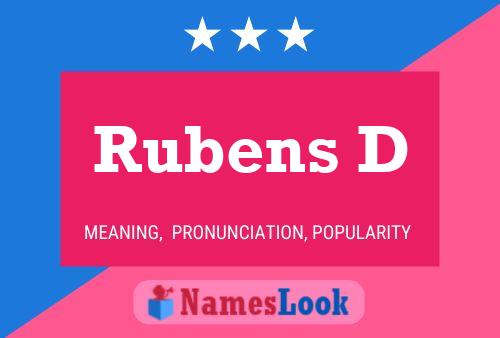 ملصق اسم Rubens D